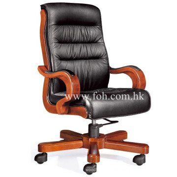 Klassische Büromöbel Hoch Rücken Echt Leder Executive Stuhl (FOHA-79)
